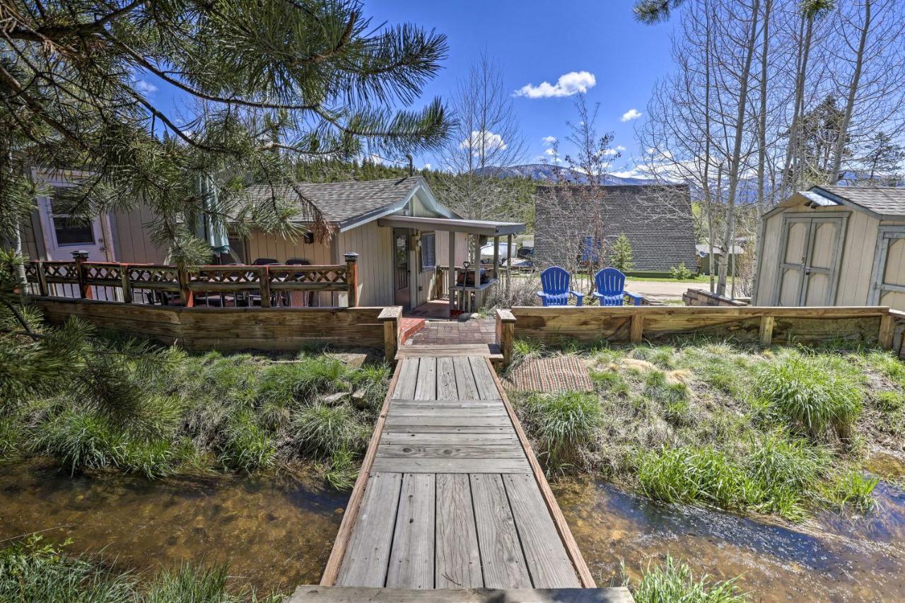 Grand Lake Home Fireplace, Deck And Mountain Views Esterno foto