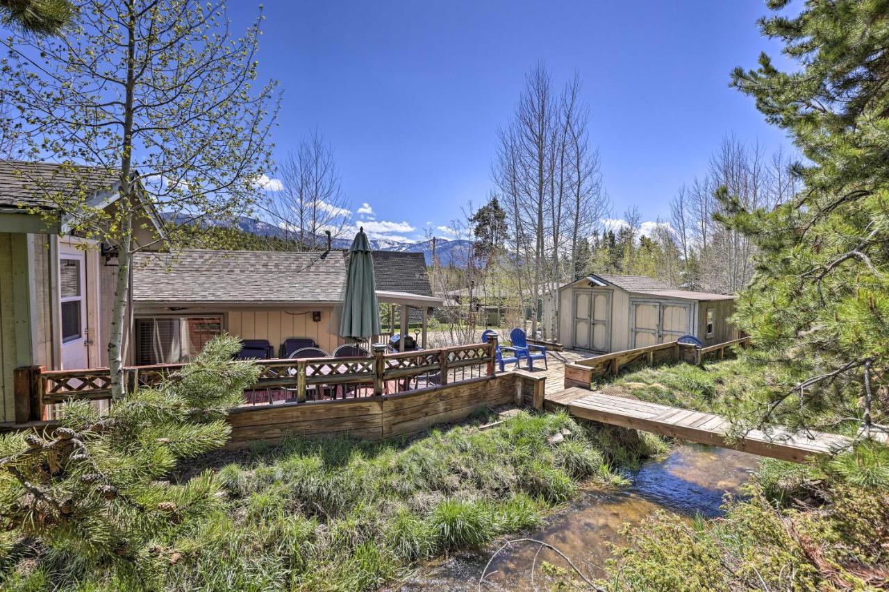 Grand Lake Home Fireplace, Deck And Mountain Views Esterno foto